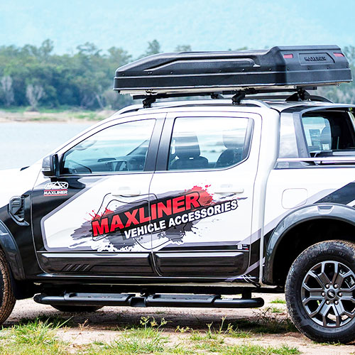Accessories to decorate pickup trucks on the side of pickup trucks