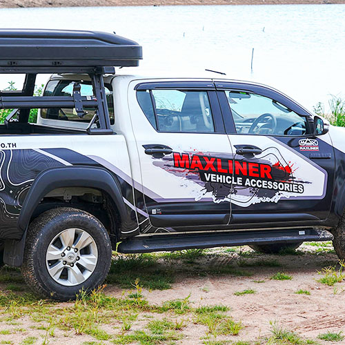 Accessories to decorate pickup trucks on the side of pickup trucks
